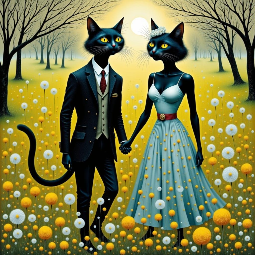 <lora:3rdtimesacharm:1.0> <lora:FopoDADACollage:1.0>  <lora:Kitty:1.0> <lora:Surreal Shine:1.0>  Surrealism, whimsical, dada, dreamy, antrom...