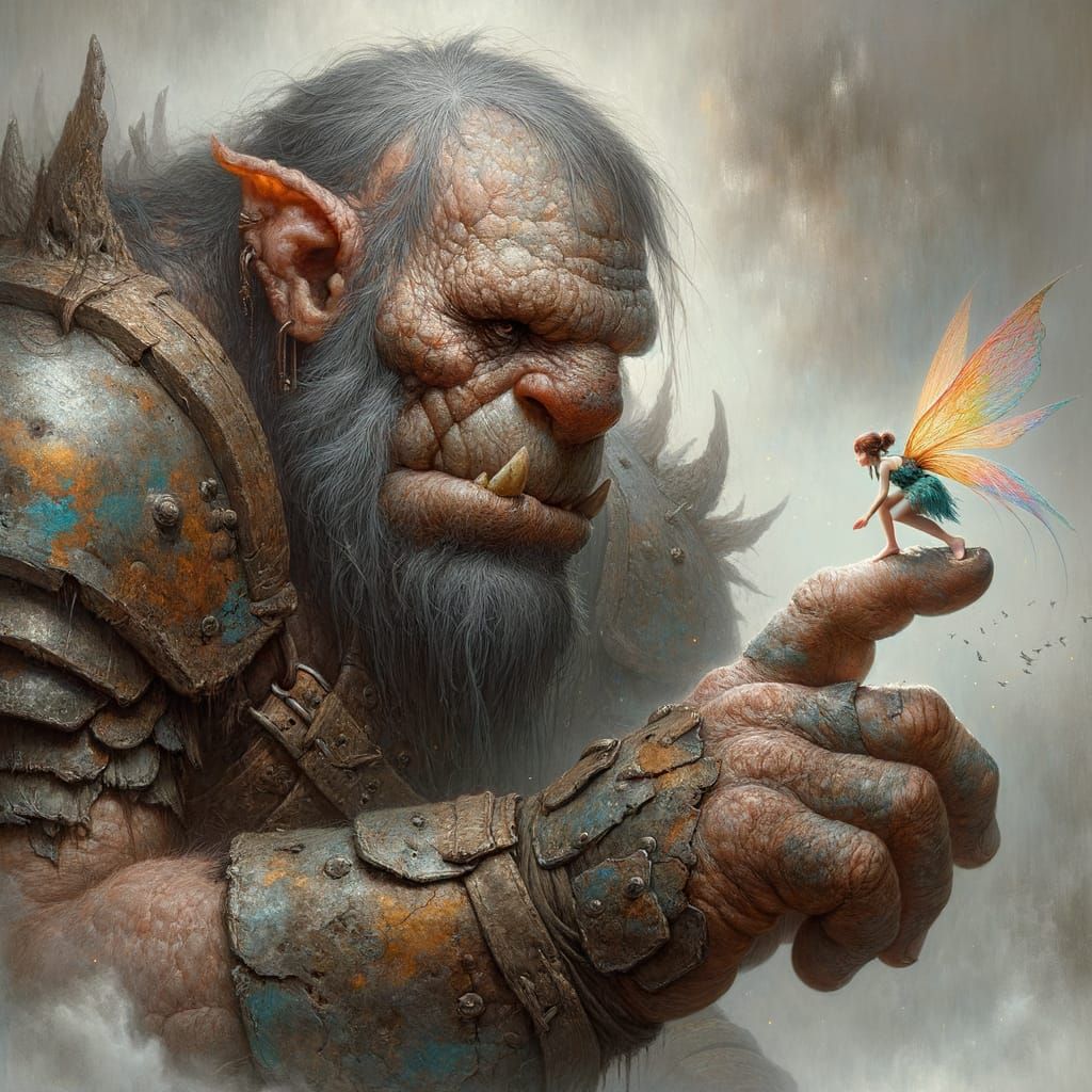 The Most Gentle Ogre  by @AlsoEddy