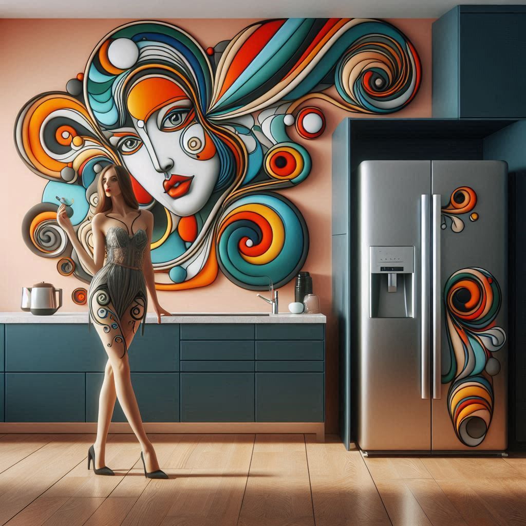 Fridge, Niki de Saint Phalle style