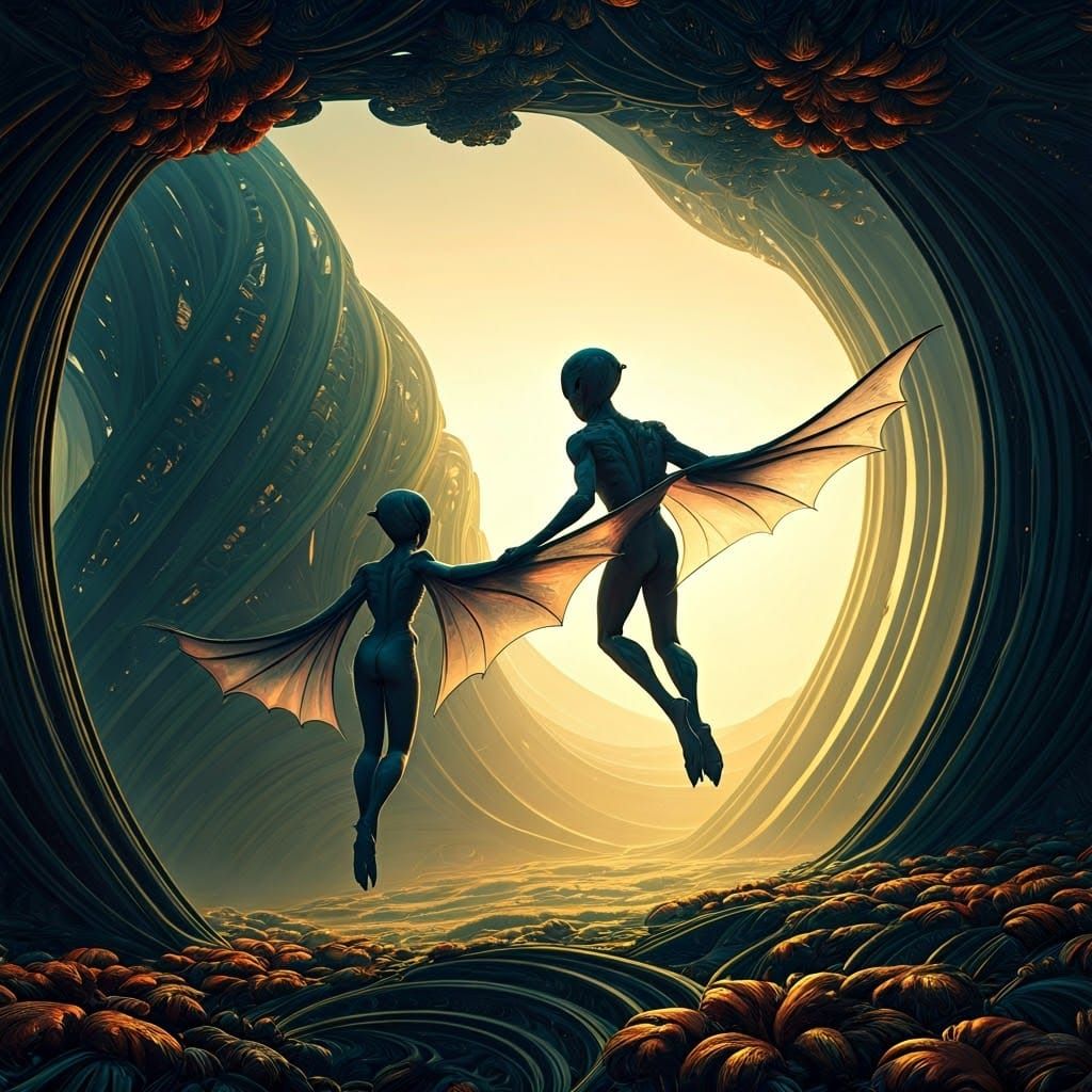 "Flying Aliens" (5)
