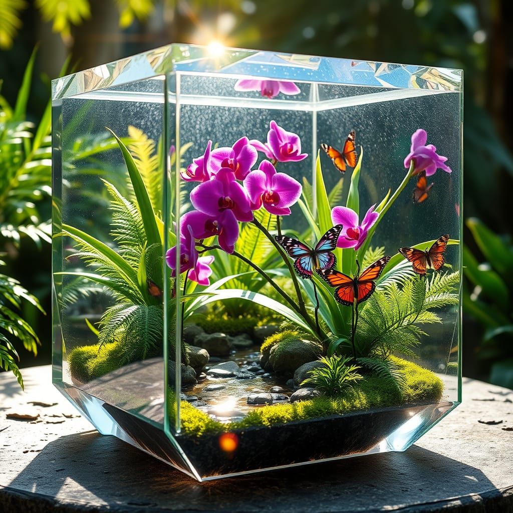 Botanical Cube Paradise   by @RocketCat