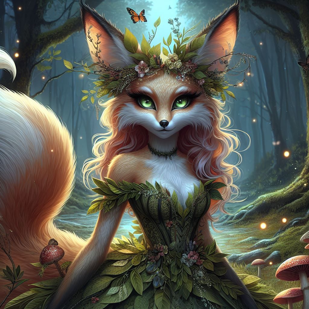 female forest fox