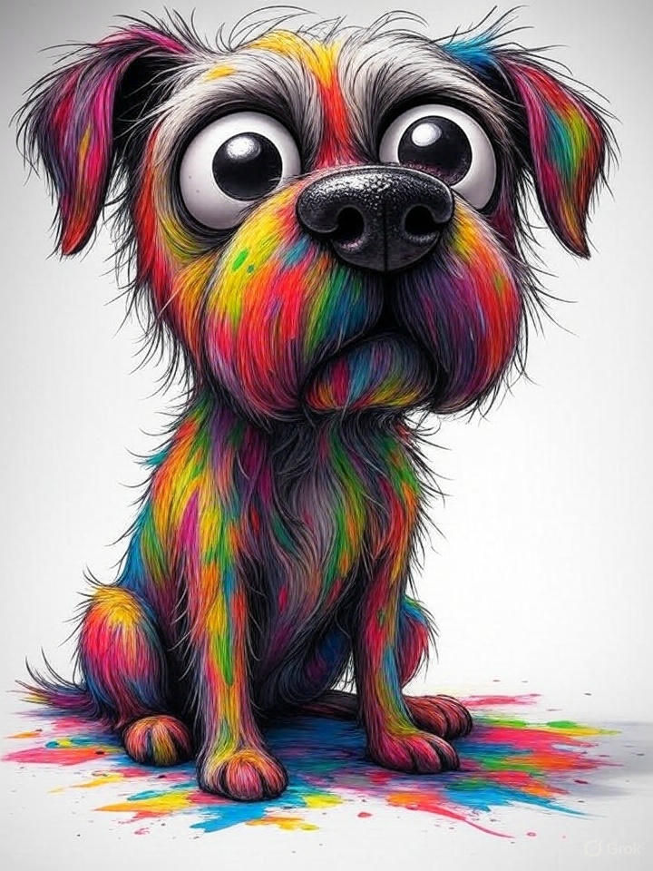 Rainbow Dog