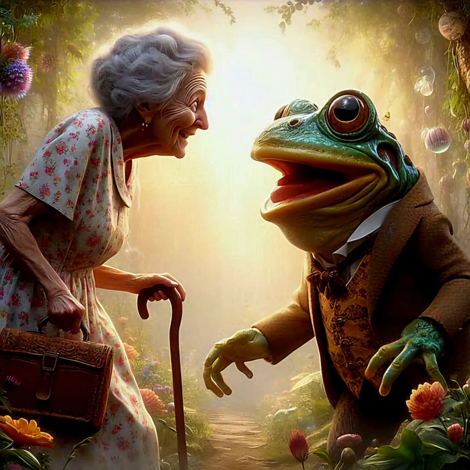 As one would look in such a situation...