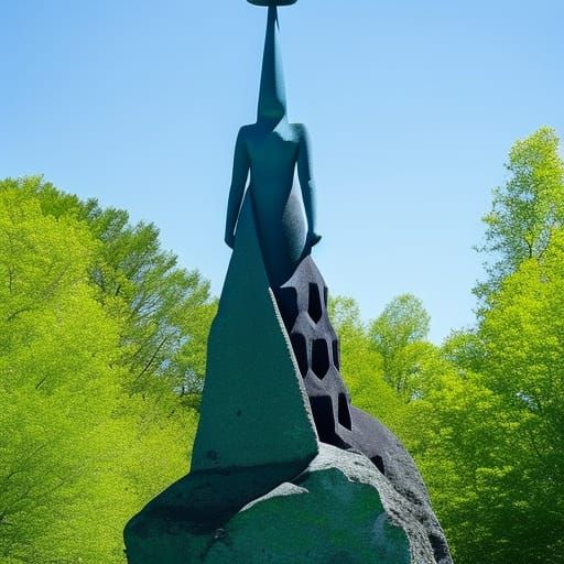 What is this statue up to?