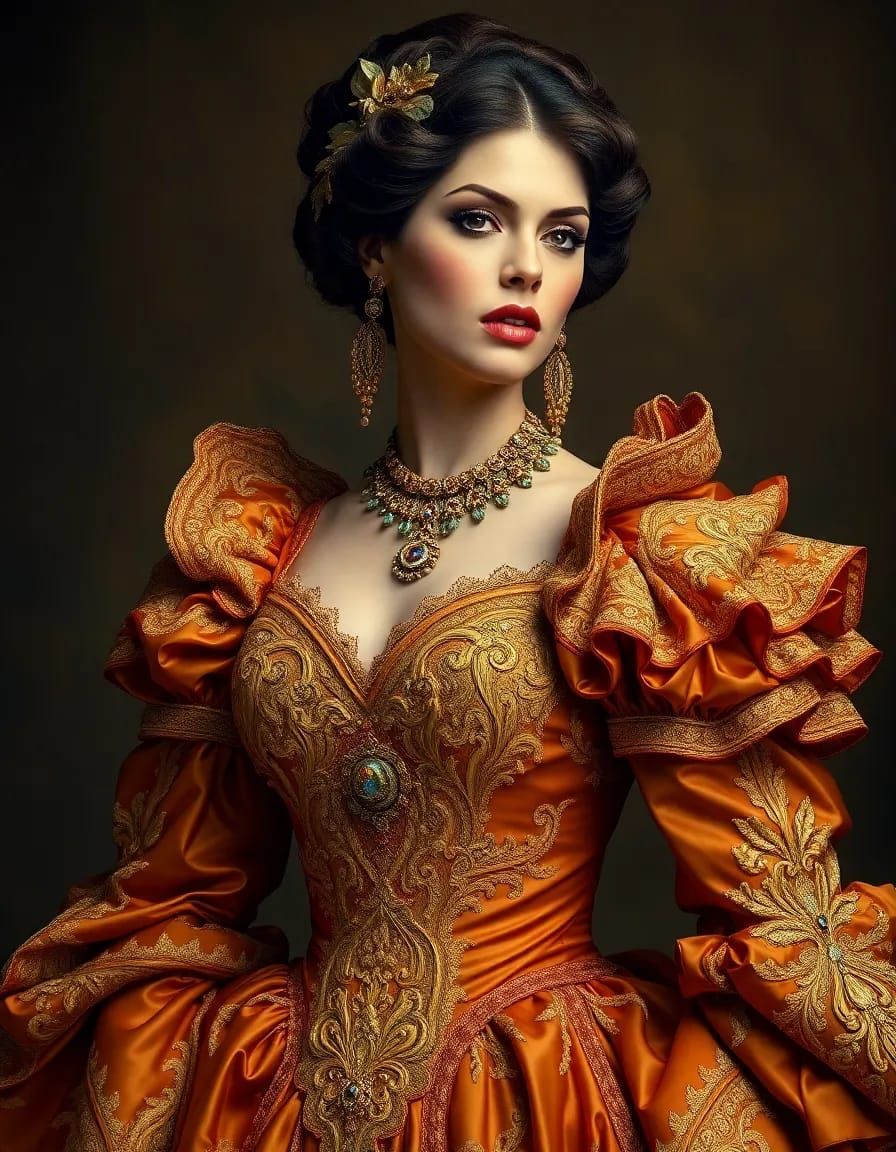 A beautiful woman's portrait