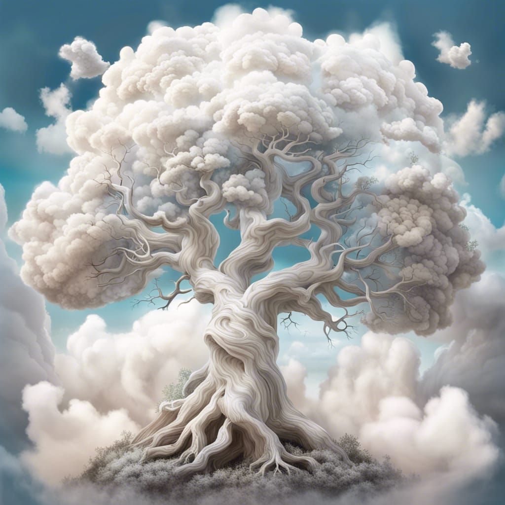 Tree of life - cloud edition   by @Mr Doodle