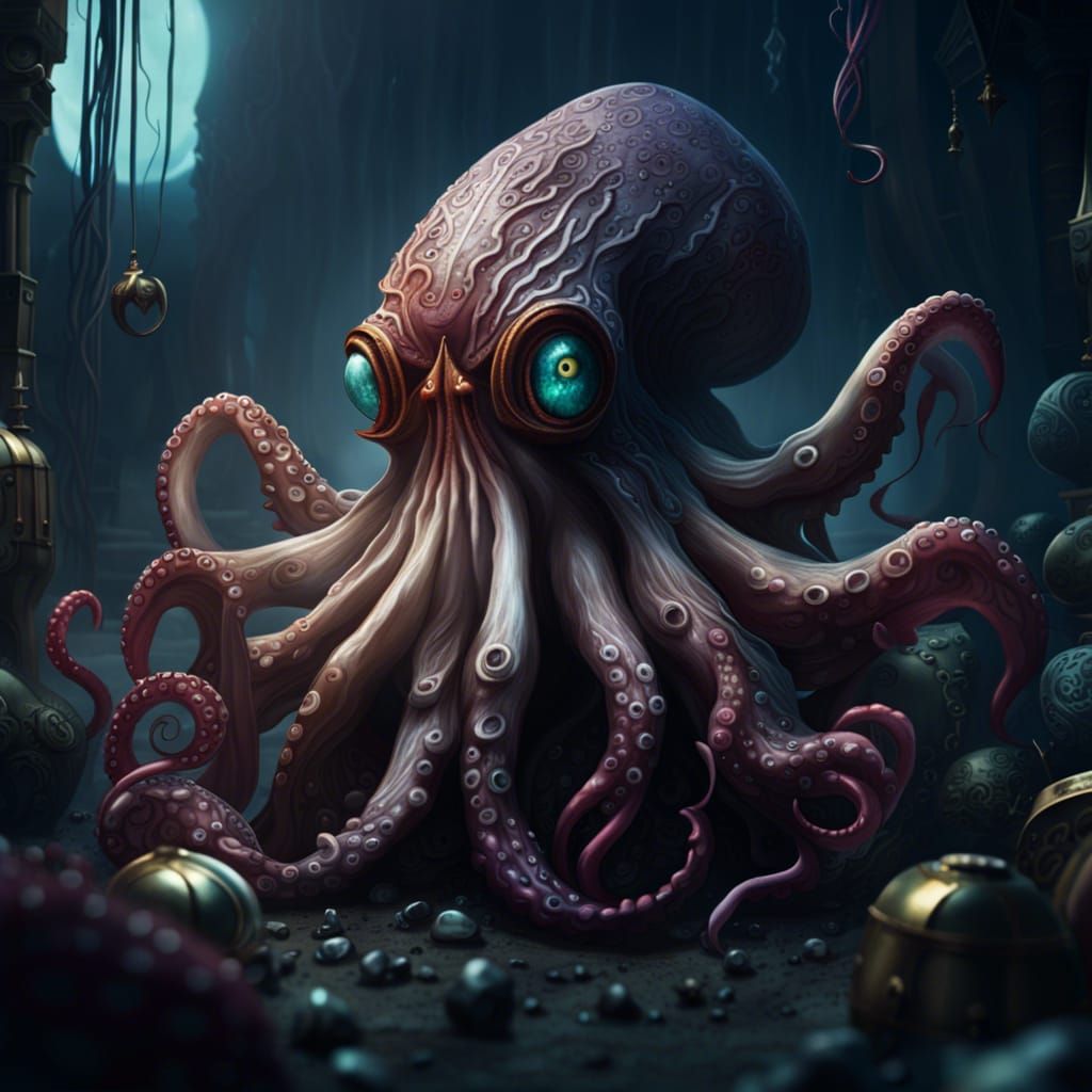 Master Tentacles - AI Generated Artwork - NightCafe Creator