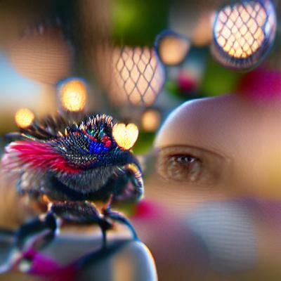 Beauty is in the eye of the beholder 8K 3D bokeh