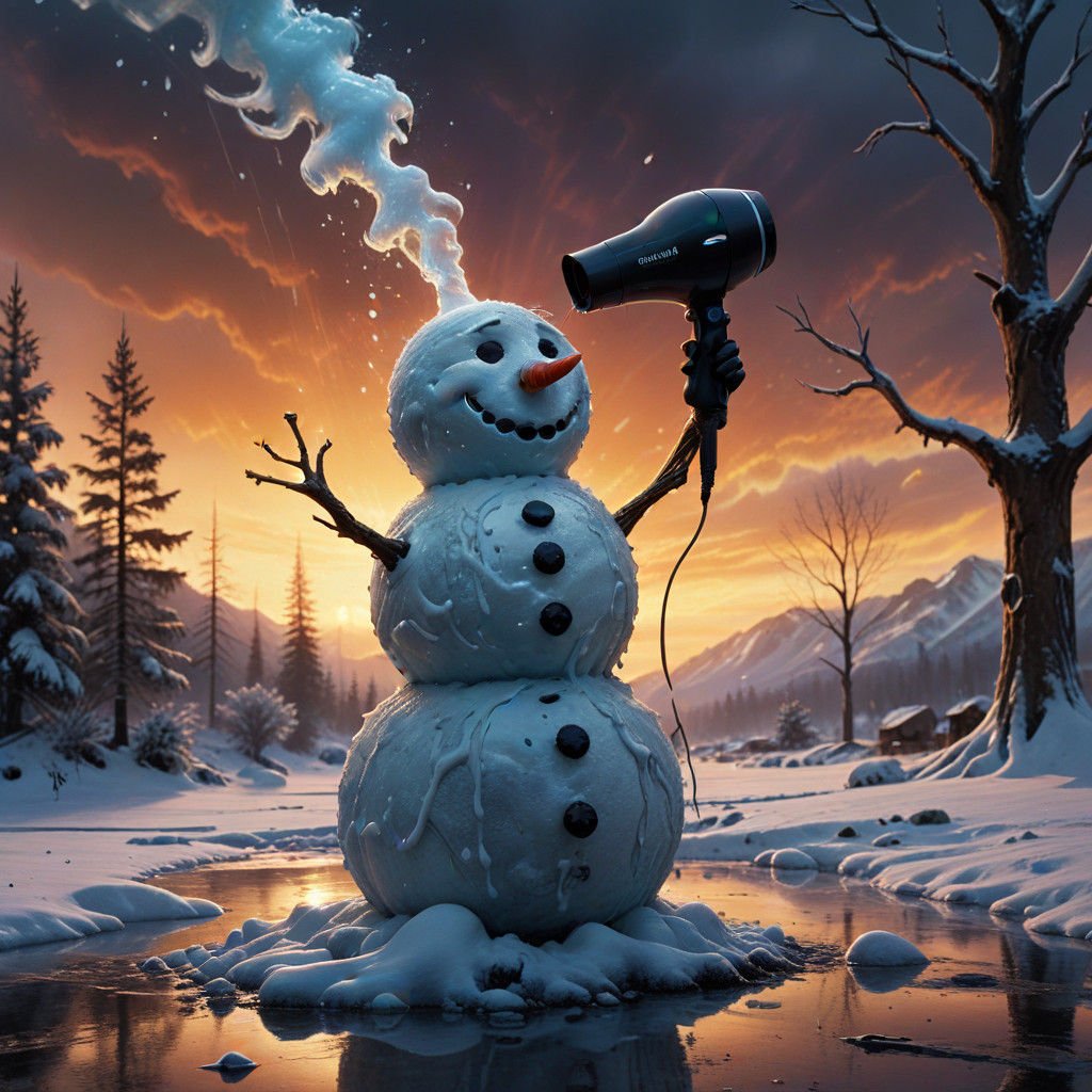 Frosty is losing himself  by @NomALlama