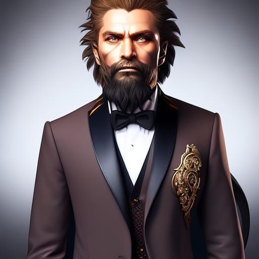 Suit Daddy - AI Generated Artwork - NightCafe Creator