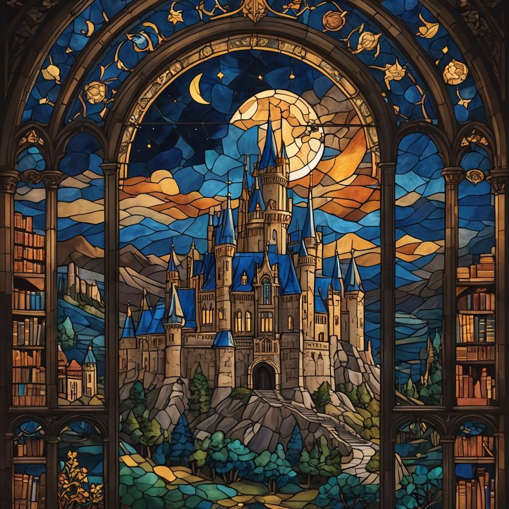 Beauty and the beast castle  by @cricketpower