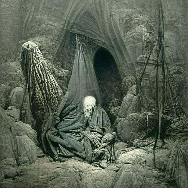 "The Hermit" Gustave Dore