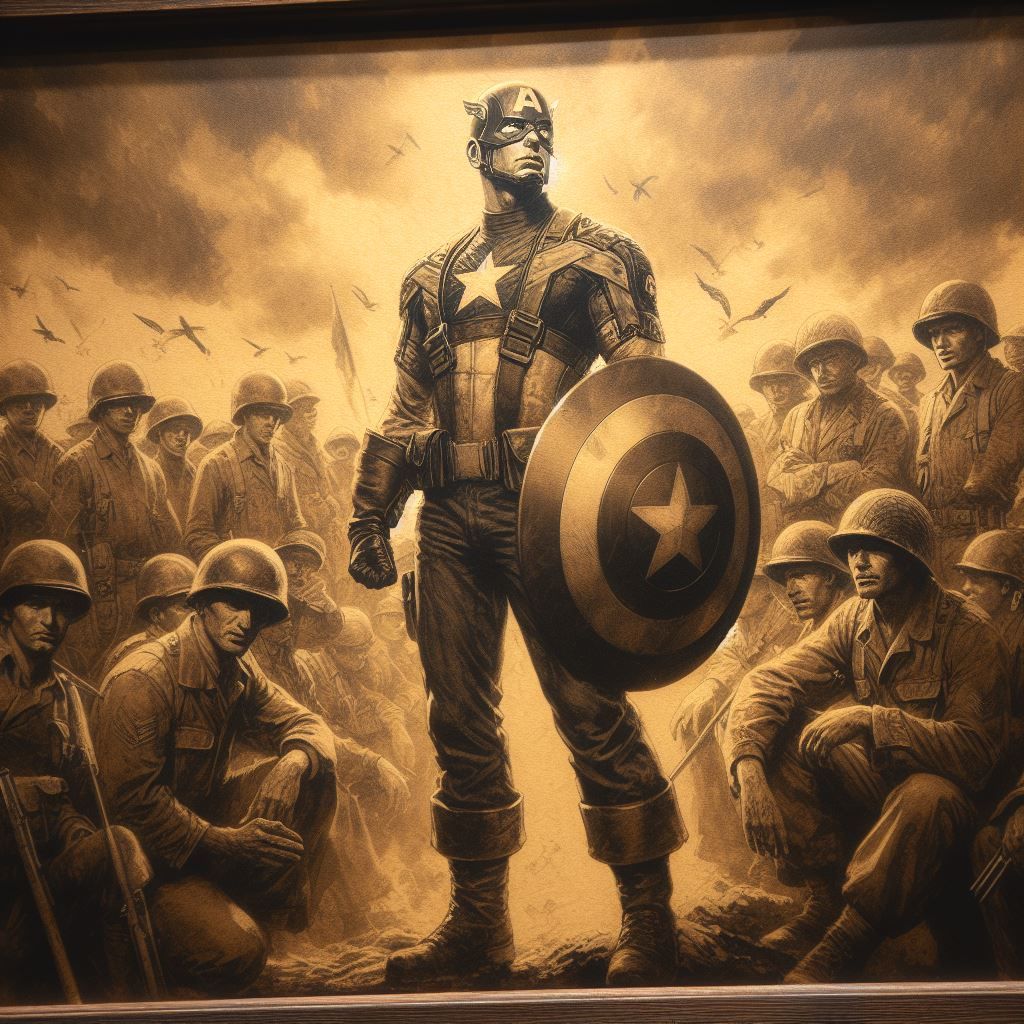 Captain America WW2 photograph
