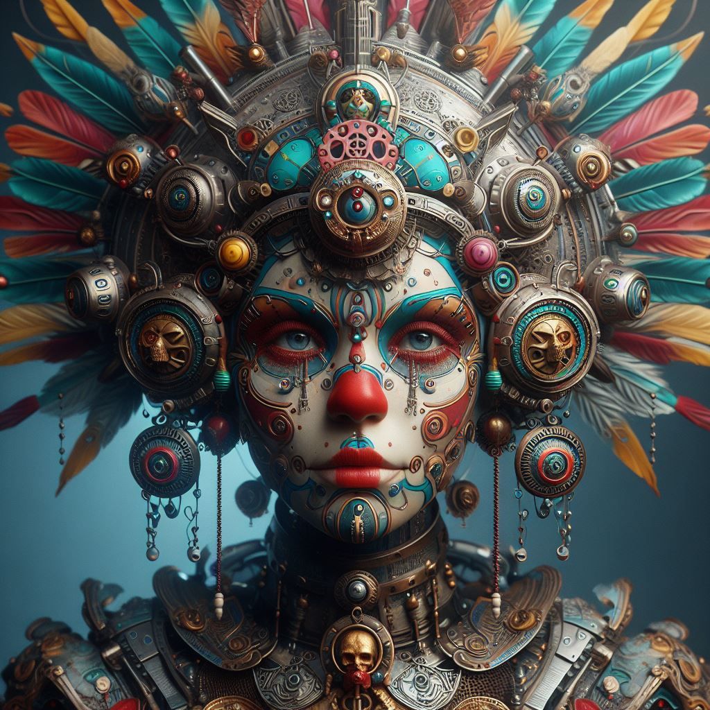 Aztec princess portrait