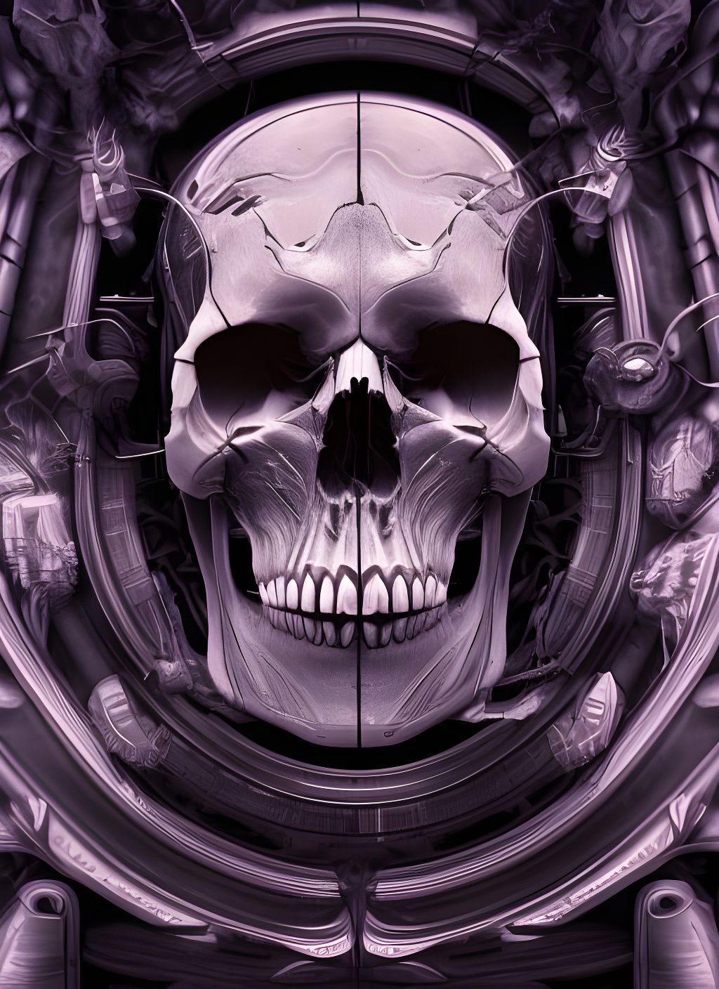 detailed skull - AI Generated Artwork - NightCafe Creator