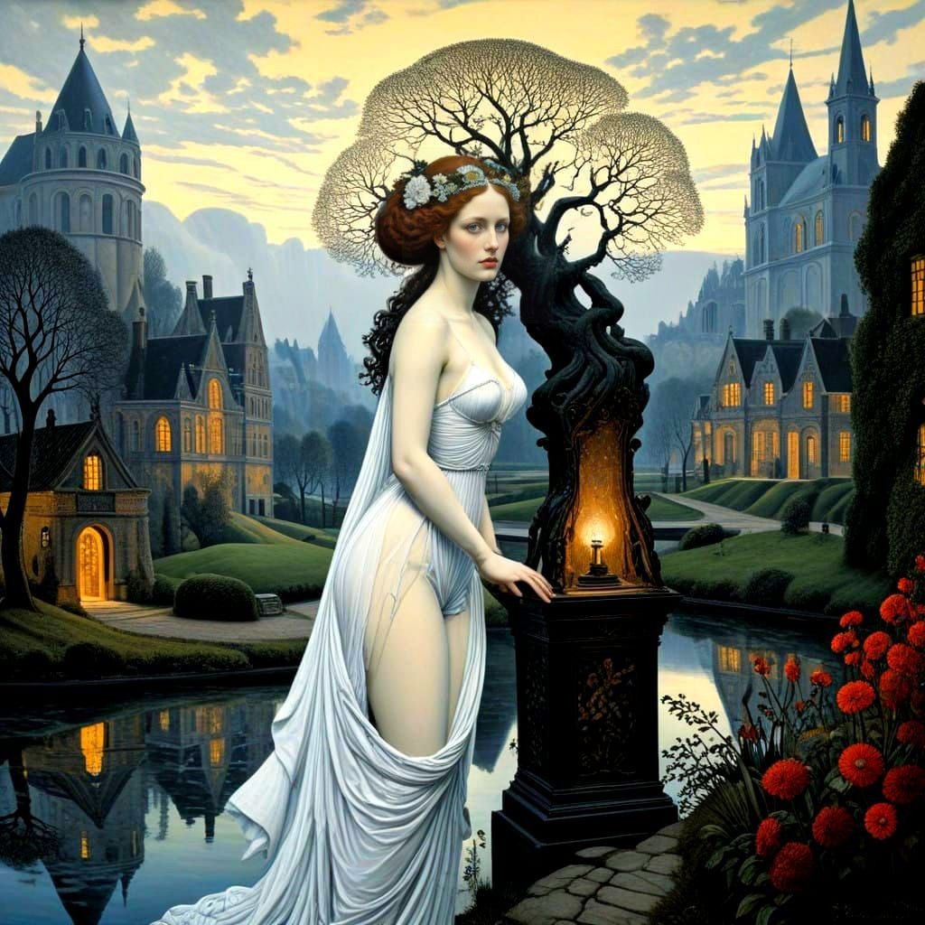 Surrealistic Landscape in Vibrant Colors