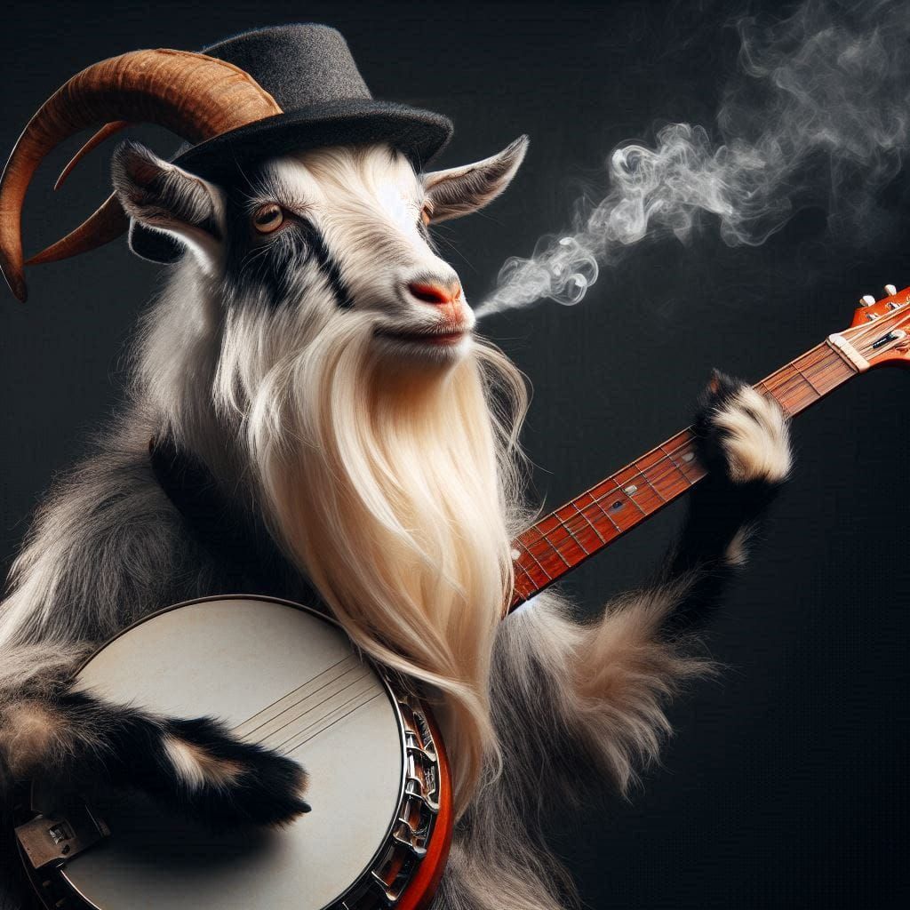 Billygoat with Banjo