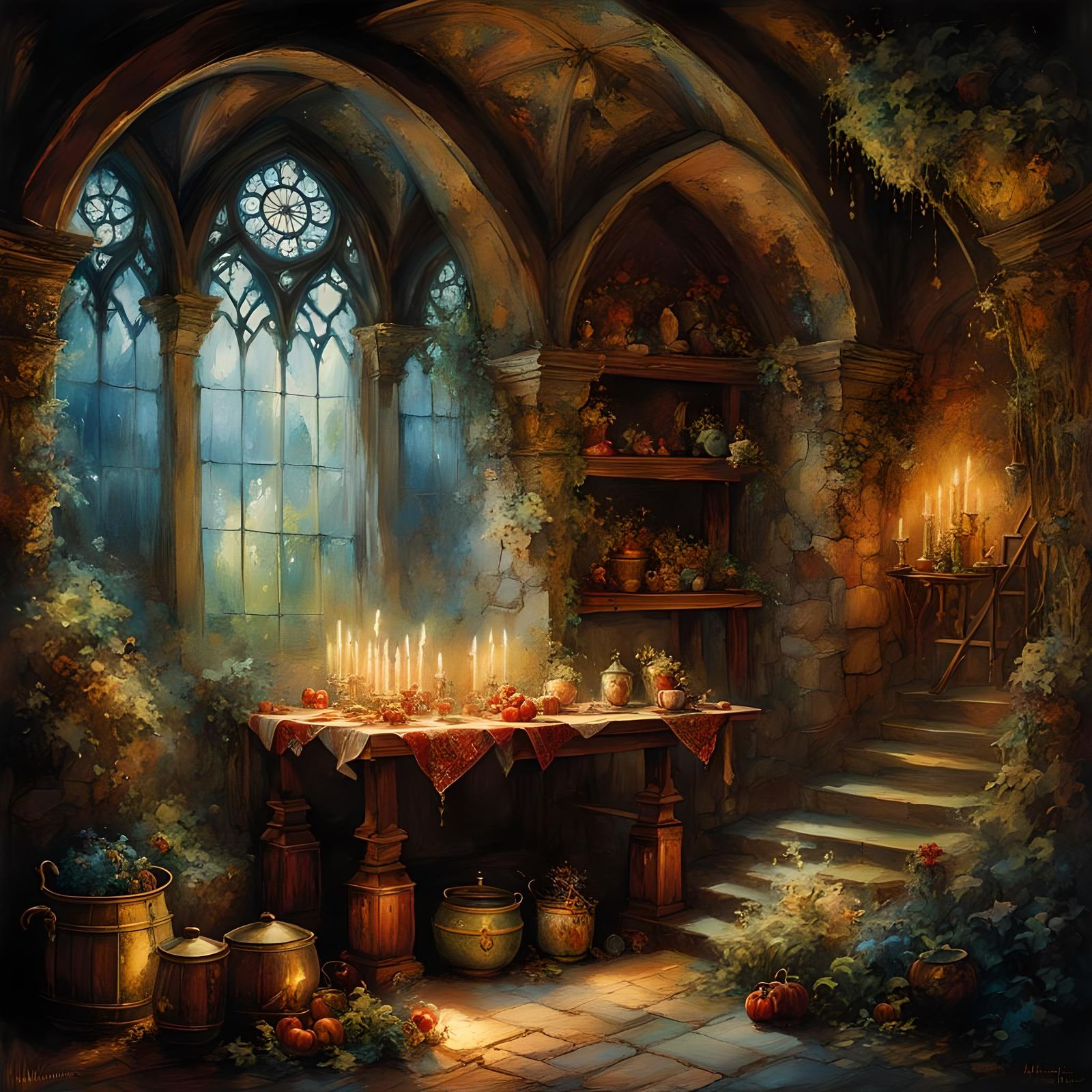 Medieval  Lair  by @Happy Jack