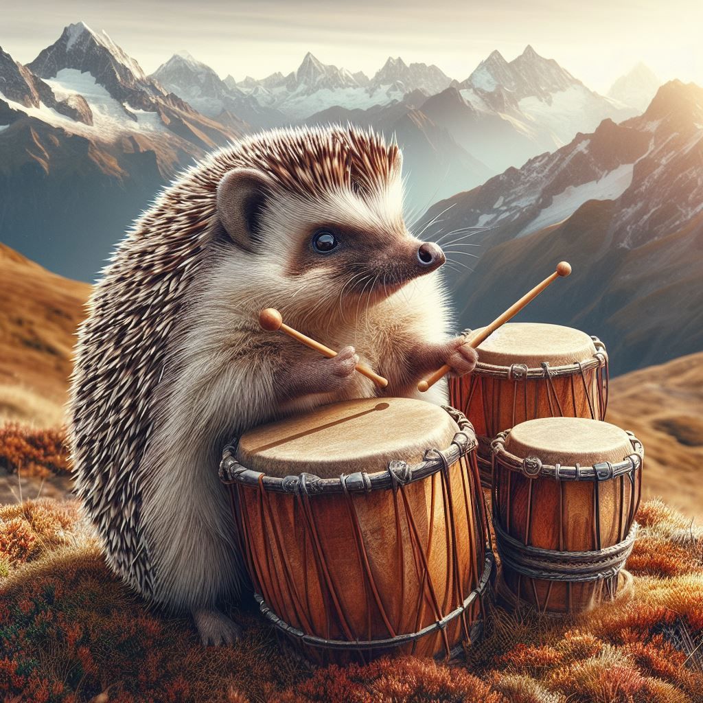 Der Igel Drummer