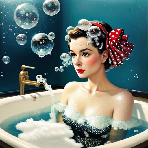 The bubblebath.woman