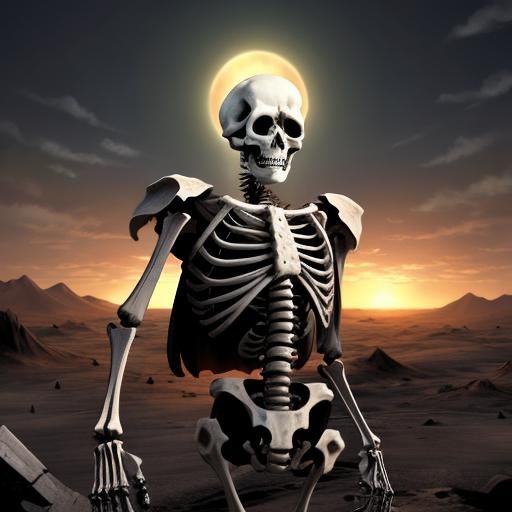 Skelton Apocalypse skeleton surise