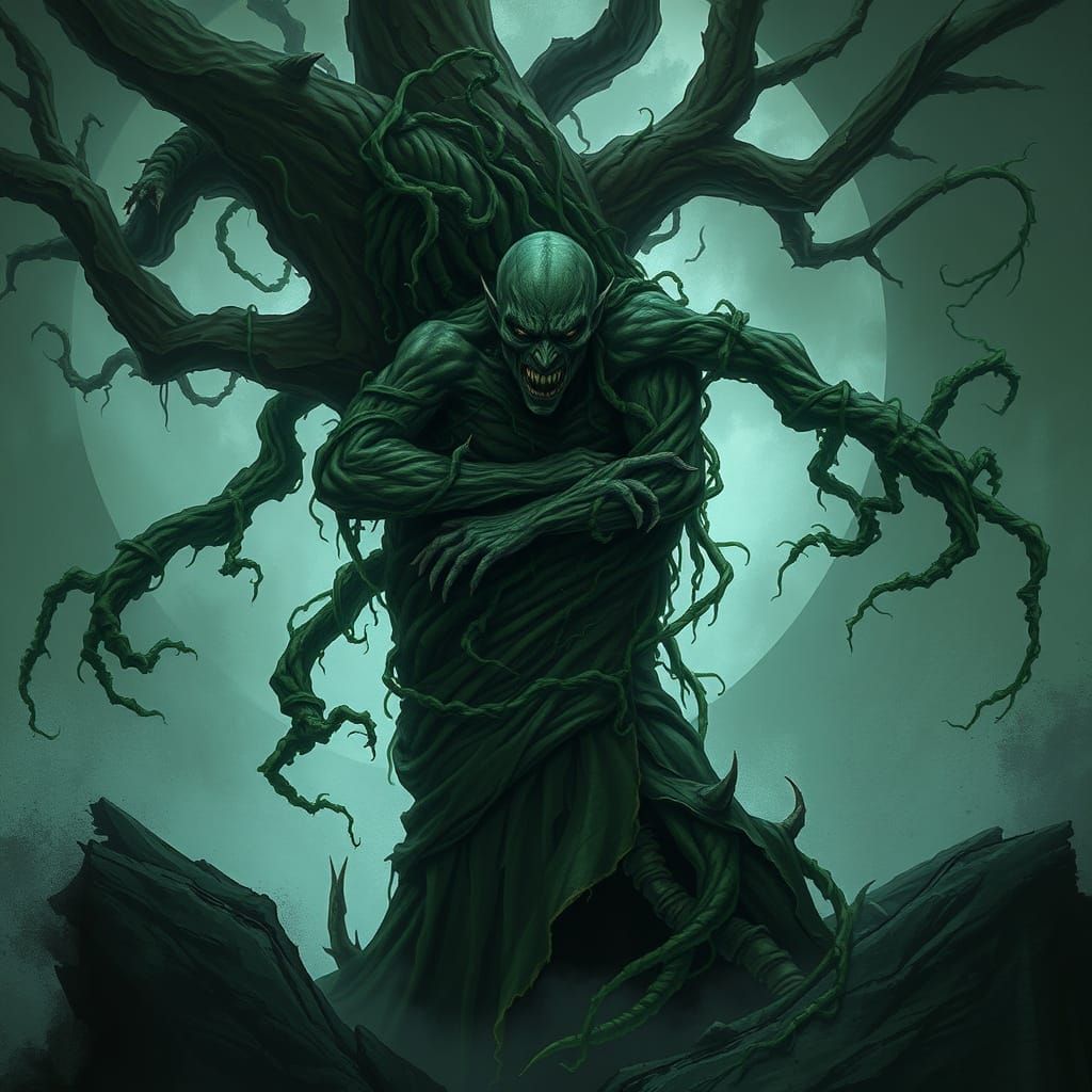 evil vine like supervillain  by @Danielle