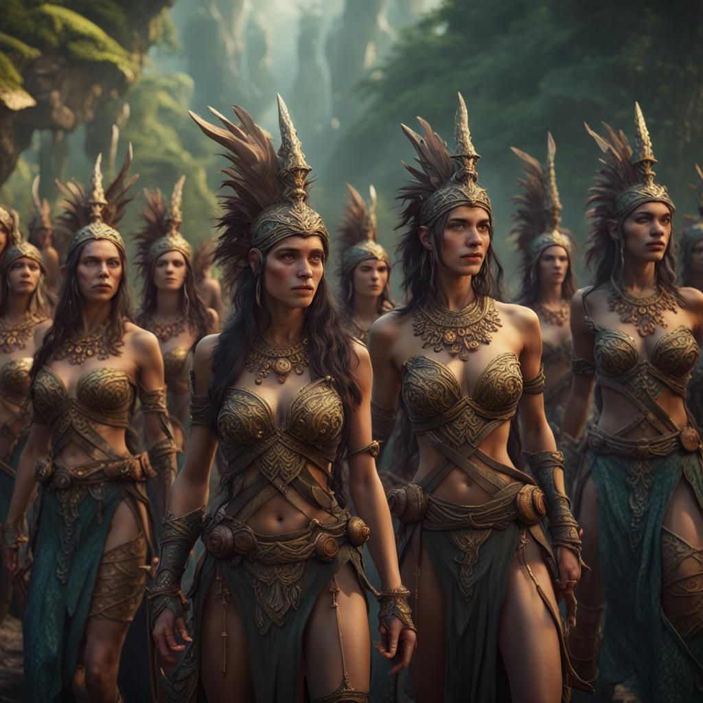 an army of amazon women