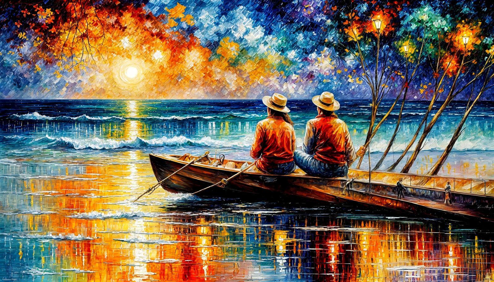 In the style of Leonid Afremov
  by @Adrian