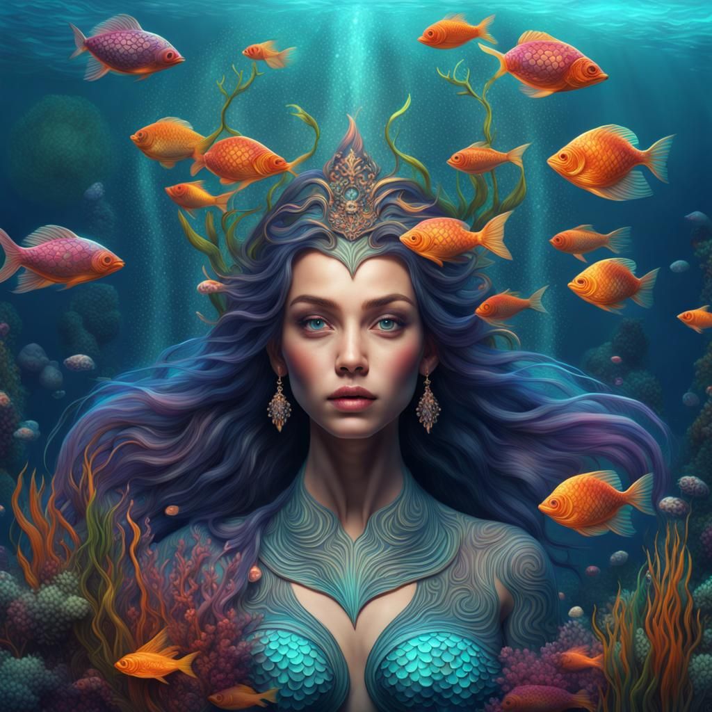 mermaid series - AI Generated Artwork - NightCafe Creator