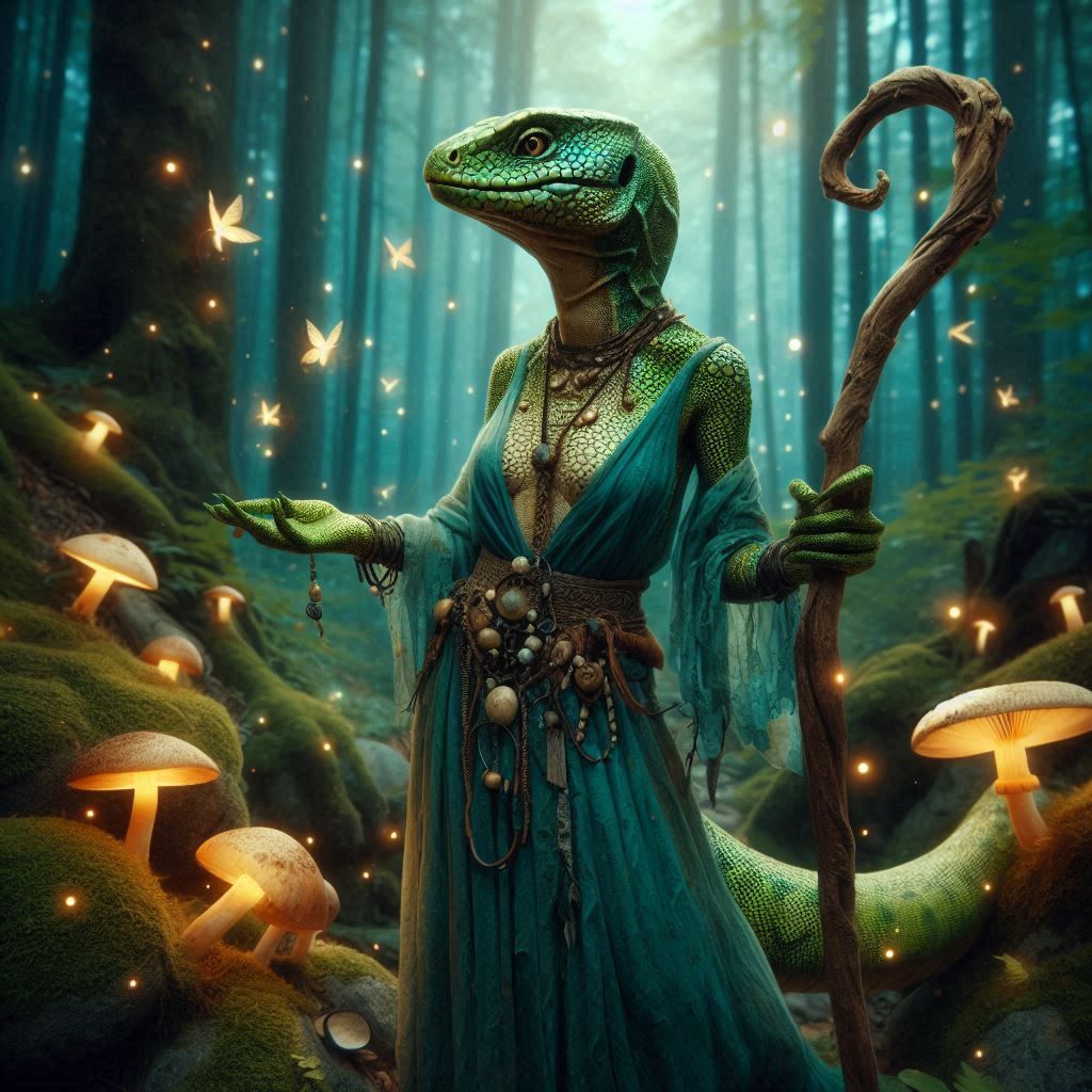 Lizardwoman Druid