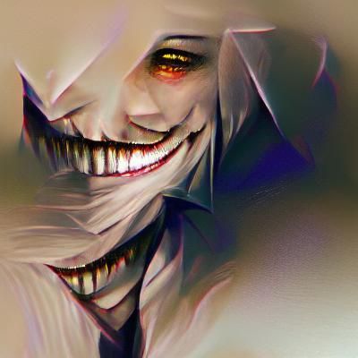 Sinister smile