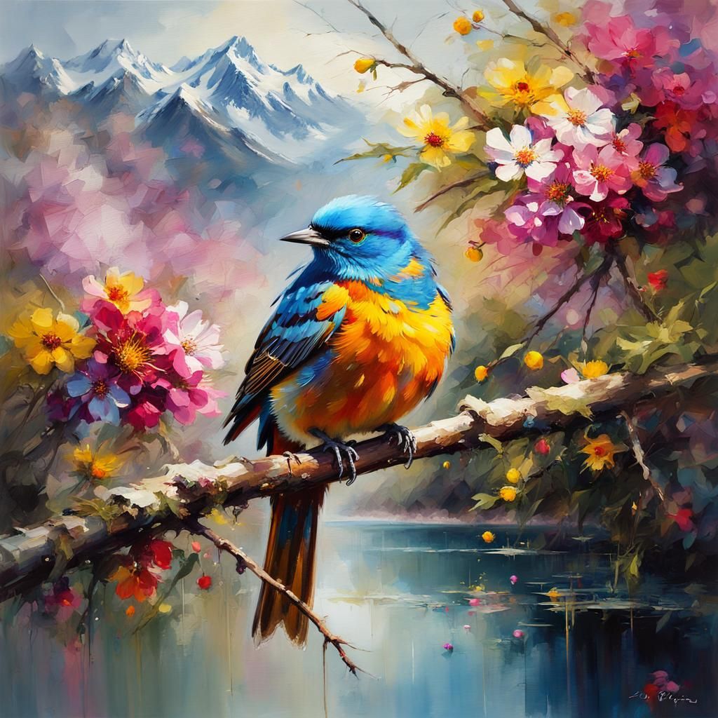 The king of spring  by @Castorix