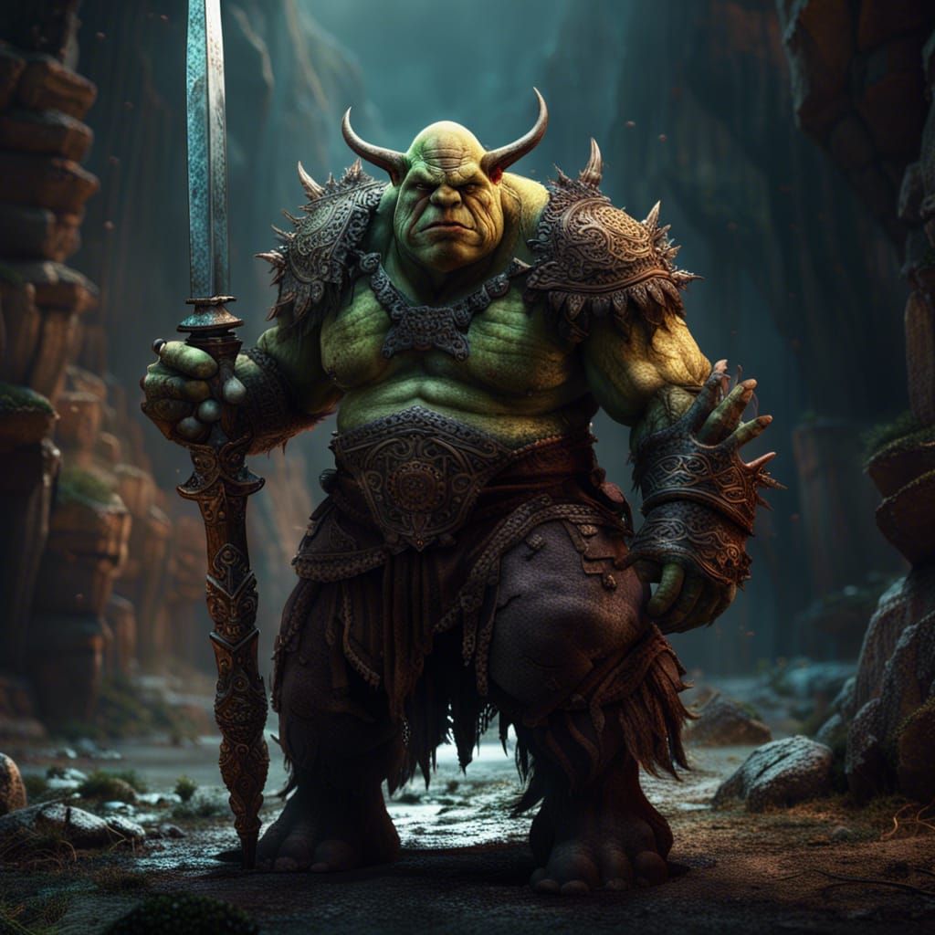 Ogre with a sword