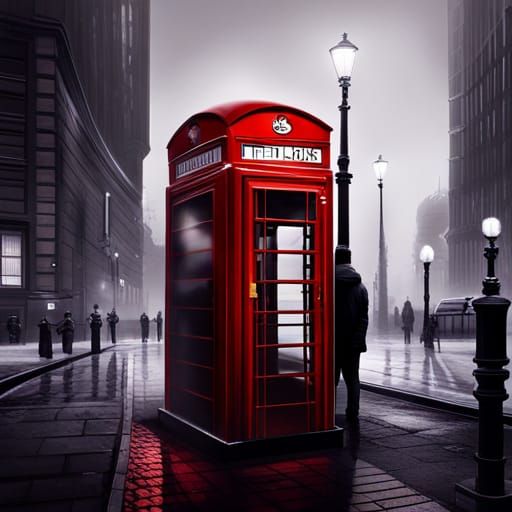 Misty London Street