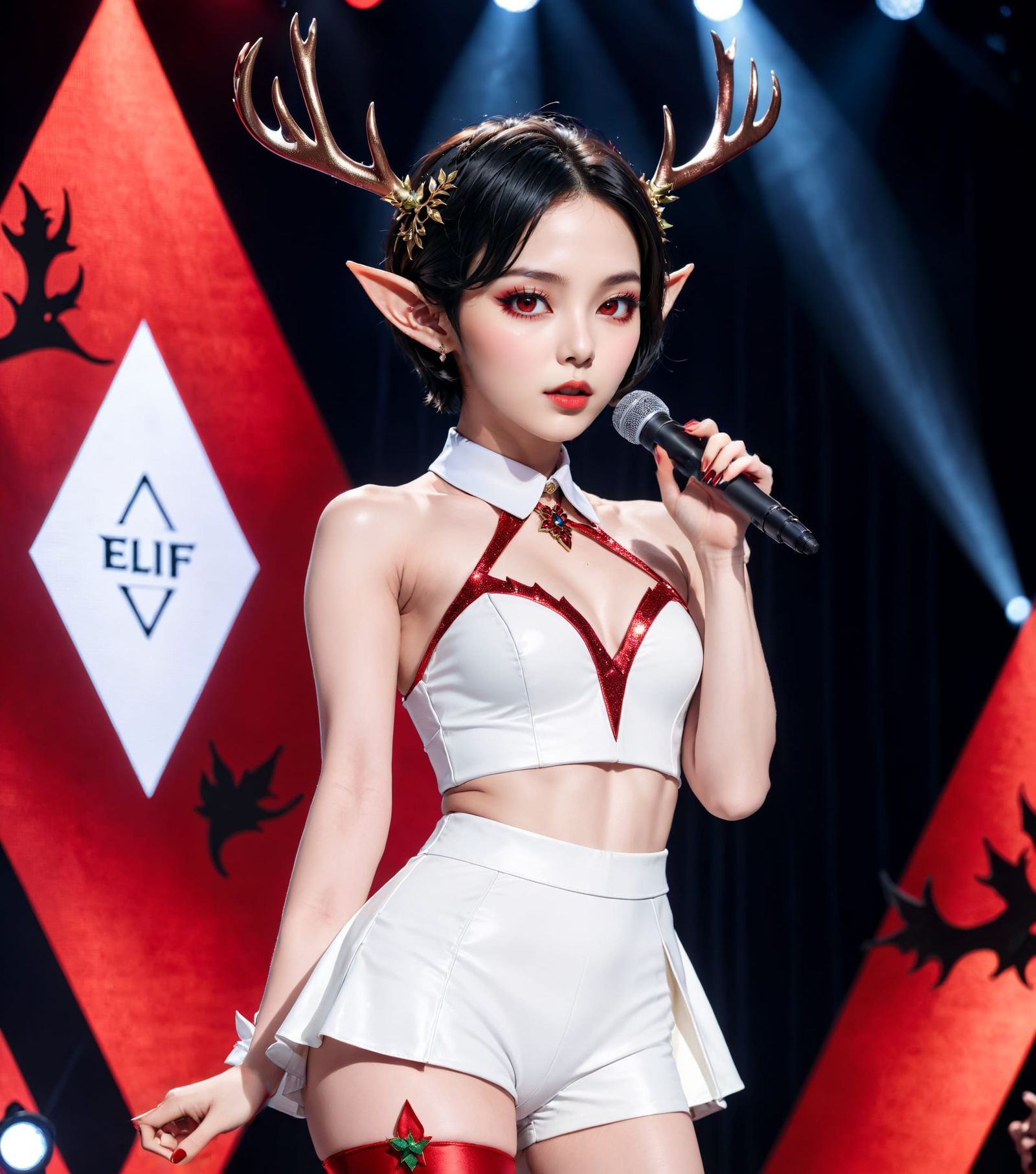 Backdoor as a K-pop idol.