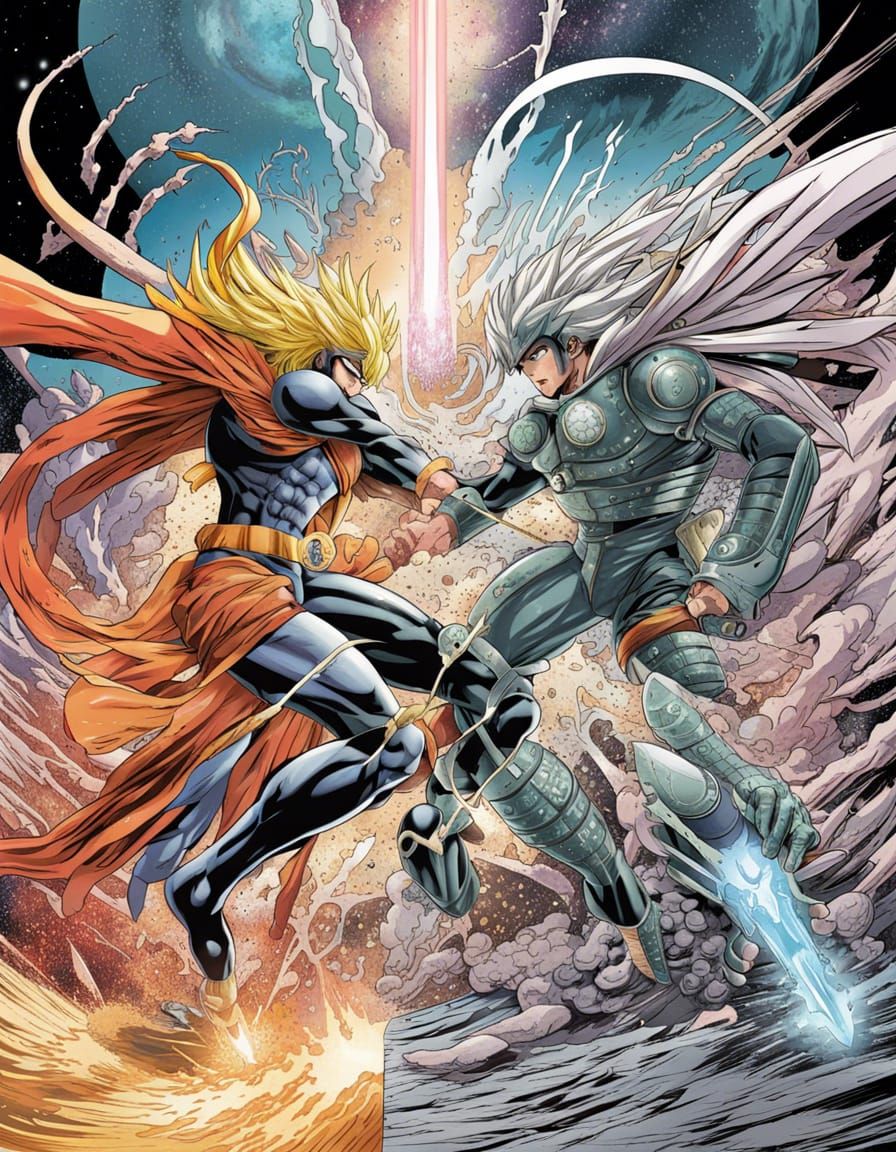 Anime Villain Battle  by @Prettysleepy Art