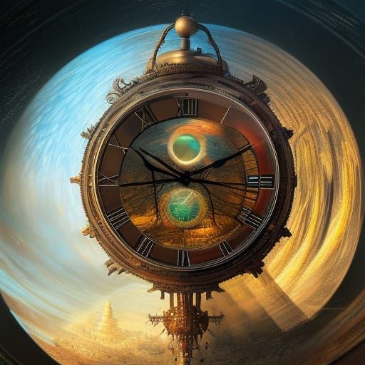 Like a clock whose hands are sweeping past the minutes of its face/ 8k