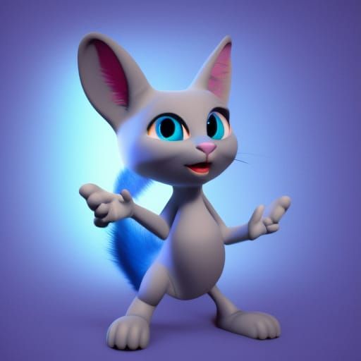Cute Kitty Character - AI Generated Artwork - NightCafe Creator