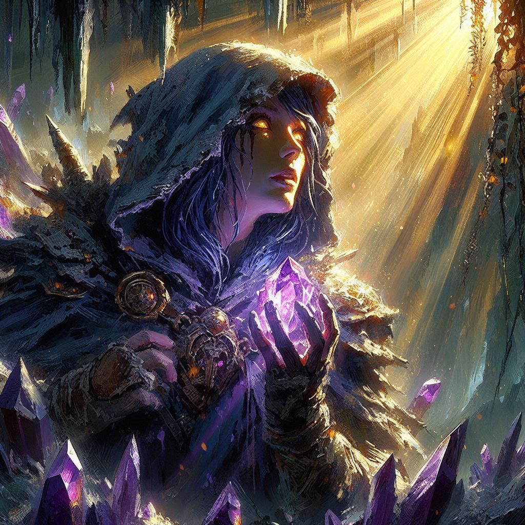 The Glowing Crystals