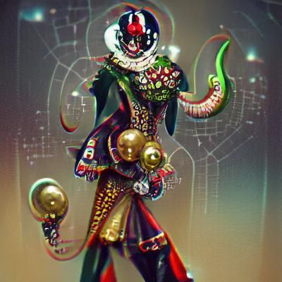 occult ornate sci-fi jester - AI Generated Artwork - NightCafe Creator