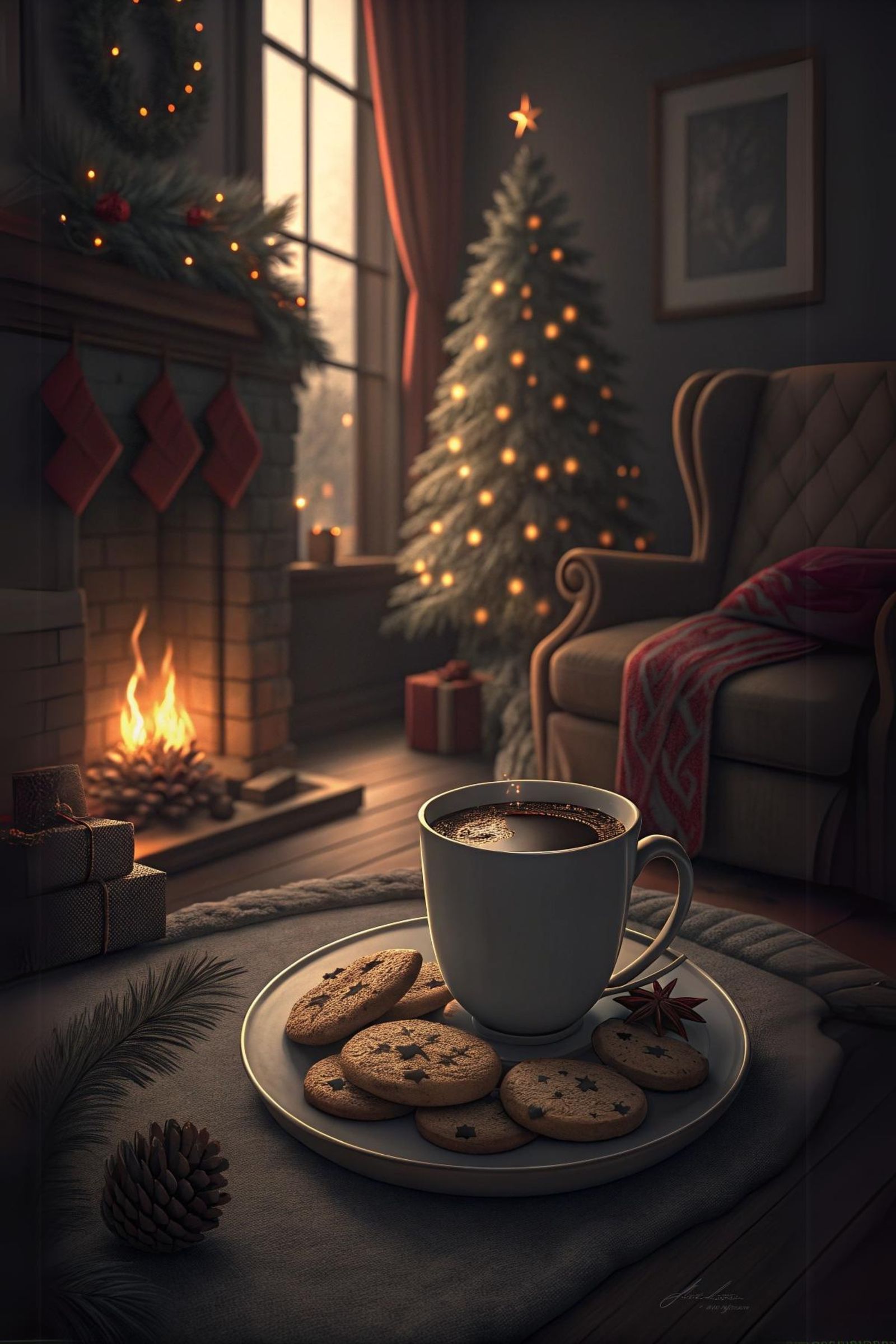 Chrisrmas Morning Coffee and quiet before everyone walks up
