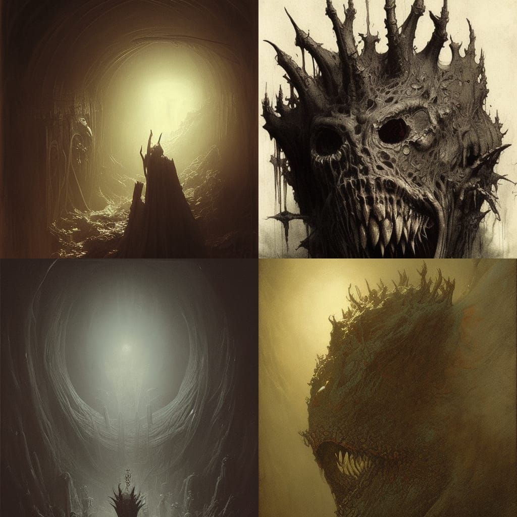 monster face