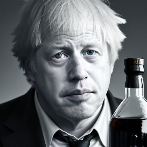 a mash-up of Boris Johnson and a Minion dark academia