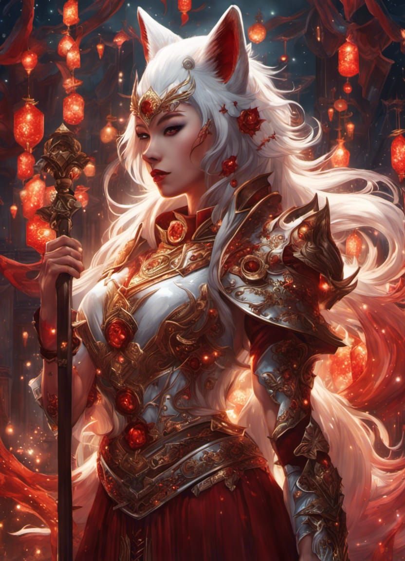 Kitsune  by @Noquelle