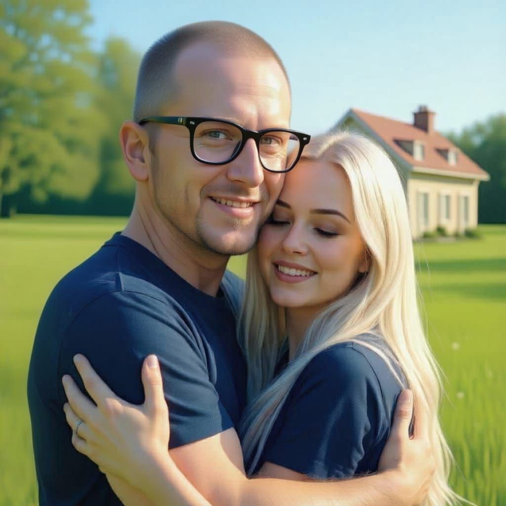 A crisp quality large-scale oil painting where Alexander's use of color has become more confident and vibrant.photorealistic face of model l...