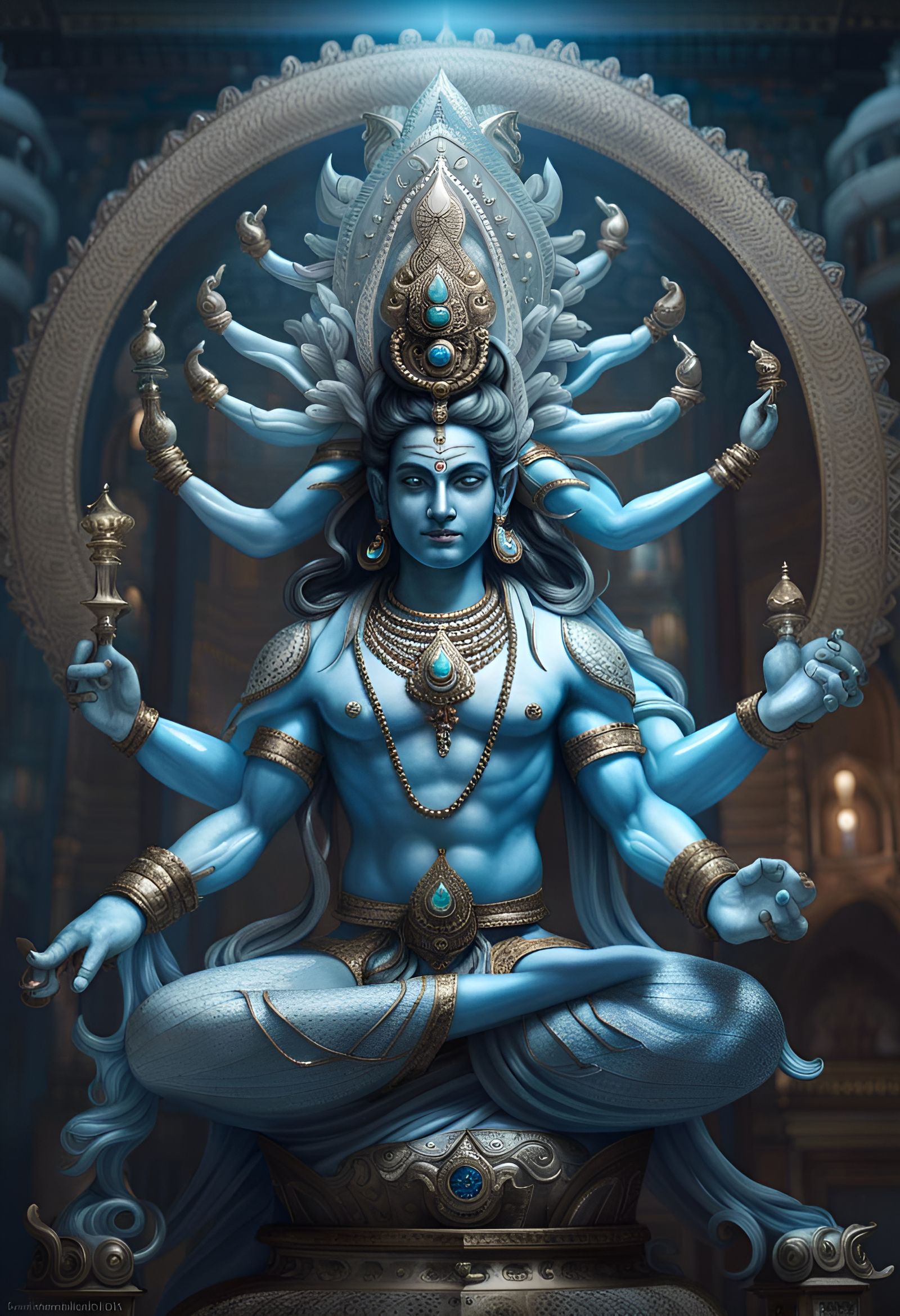 Deities : Shiva  by @Shr00m
