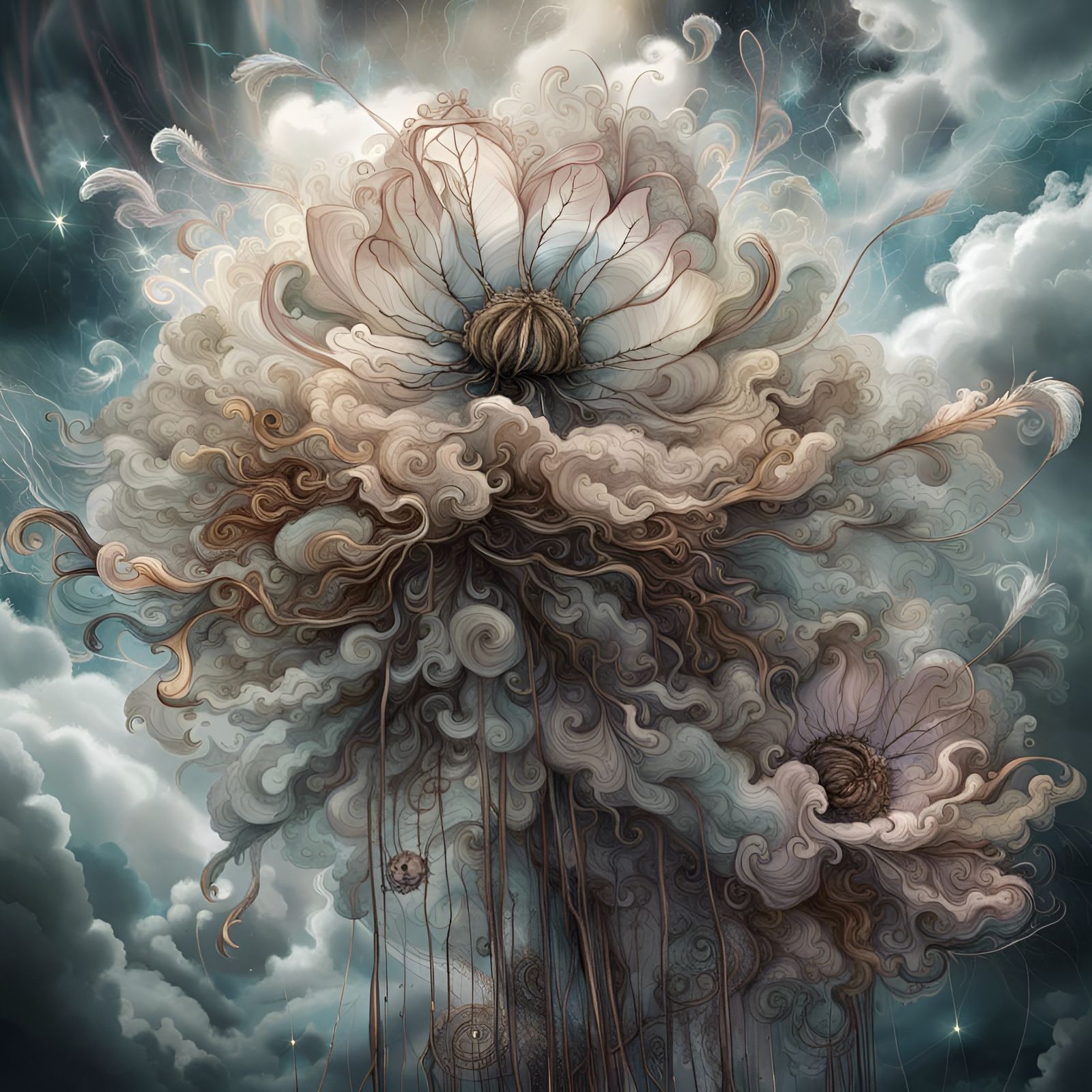 Flower cloud