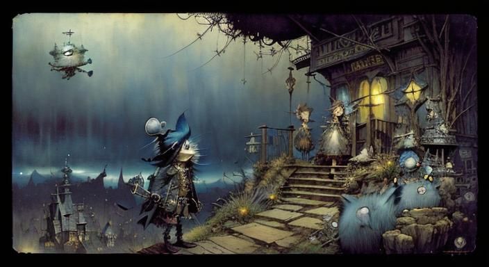 (Shout:1.5) epic (rock and roll) masterpiece (by Gris Grimly...