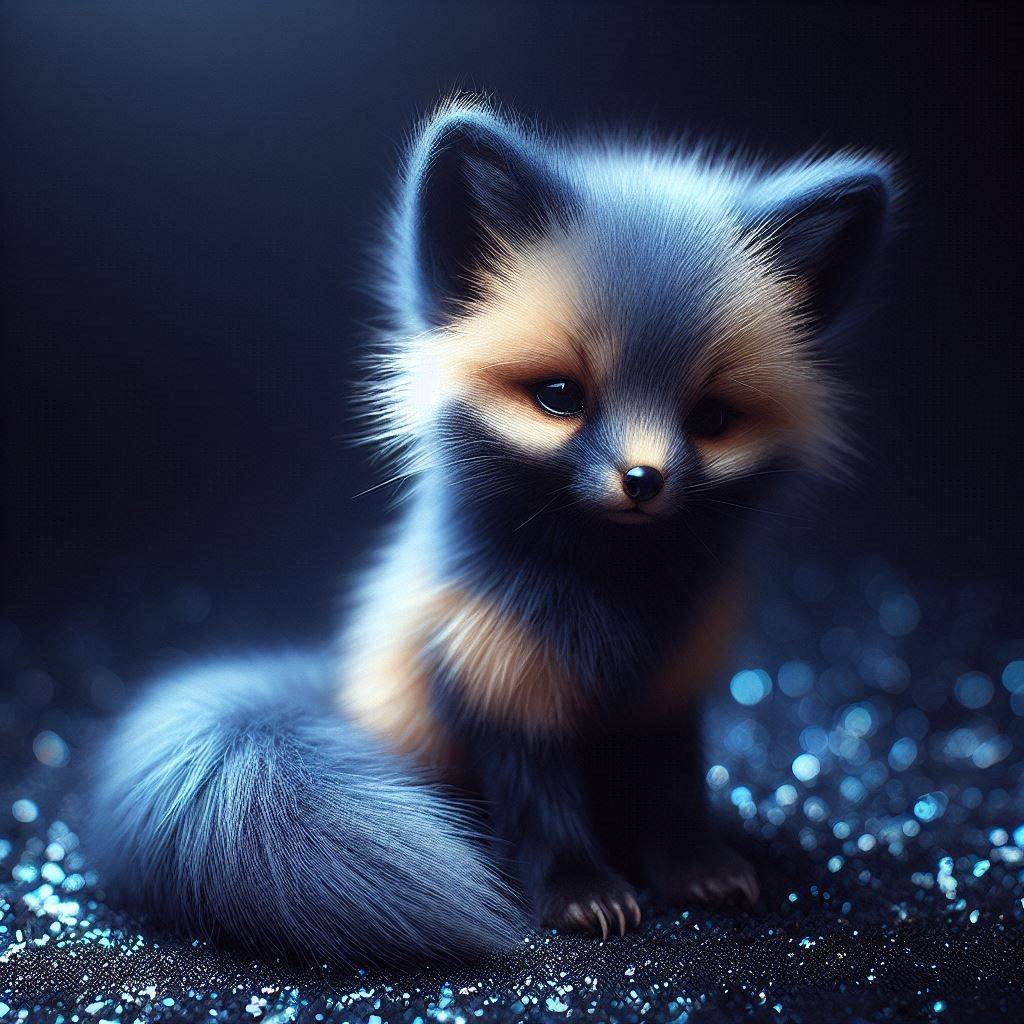 Baby blue fox 2